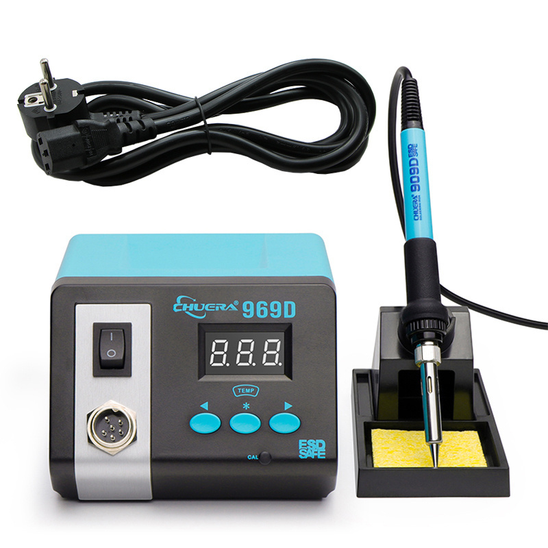 Professional Soldering Machine Aipudi-969D 220V Eu Plug Digital Display Constant Temperature Soldering Station