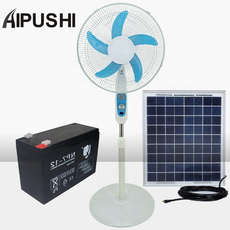 Wholesale OEM  Logo Printed Portable Solar Electric Fan Usb Direct Charging Air Cooling Fan DC 12V for Home