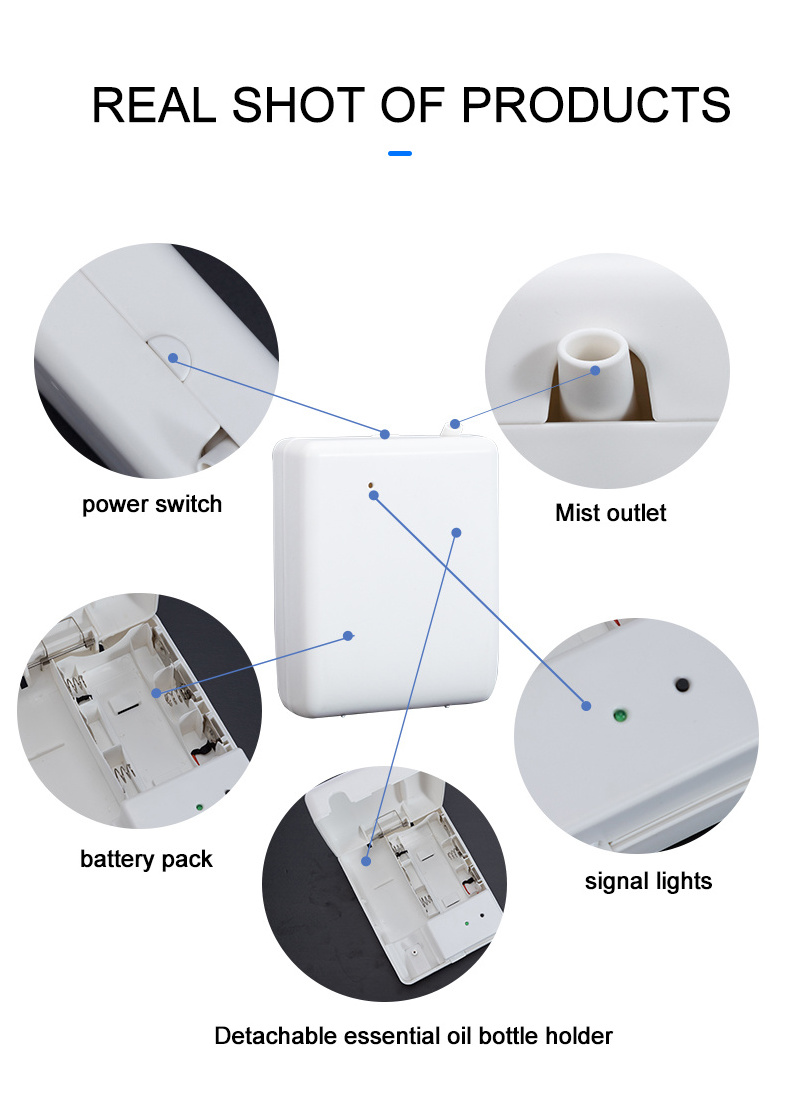 OGGNE mini portable Smart App Control Essential Oil Diffuser air freshener aroma scent dispenser