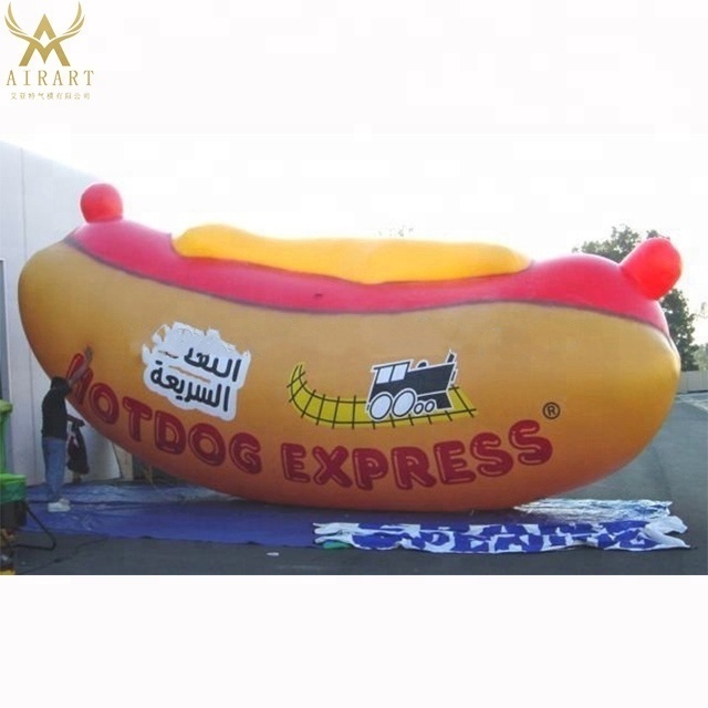 delicious giant advertising inflatable hot dog