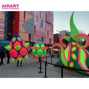 outdoor decorations Colorful inflatable egg costumes, inflatable egg costumes for adult parades