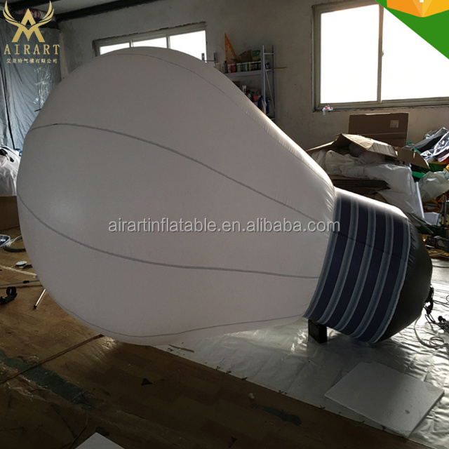 Hot sale giant inflatable light bulb, inflatable led bulb for advertising