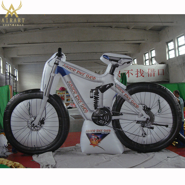 Hot Sale Oxford Advertising Inflatable Bicycle, Large Inflatable Bike Model