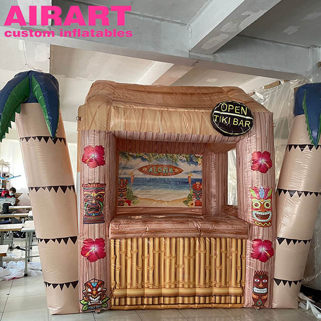 inflatable tiki bar