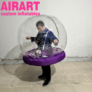 inflatable snow globe costume/inflatable christmas costume