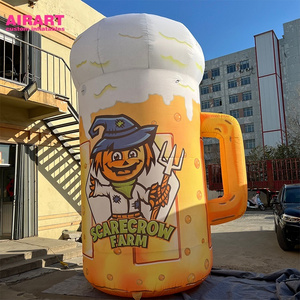 Custom inflatable image Giant inflatable glass Beer mugs for advertising inflatable