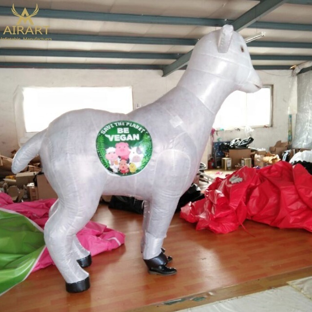 Adult animal clothing decoration inflatable goat models customized giant inflatable sheep