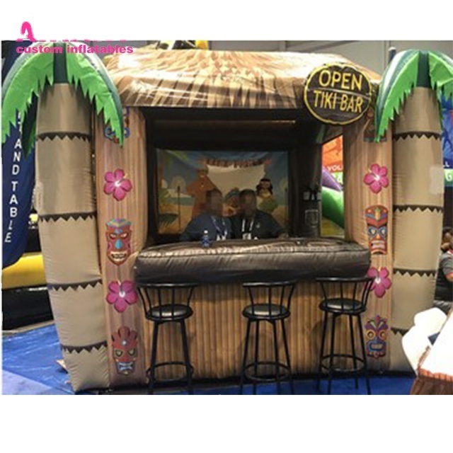 Booth tent style inflatable bar tents/ inflatable TIKI bar