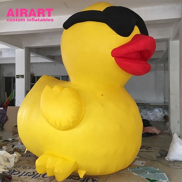 Red Mouth Inflatable cartoon duck, giant inflatable duck inflatable for party