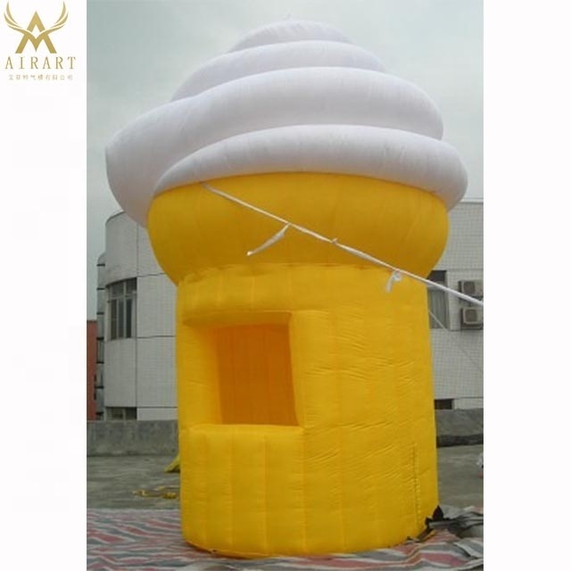 inflatable ice cream shaped tent for snack stall / Giant Inflatable Ice Cream Booth