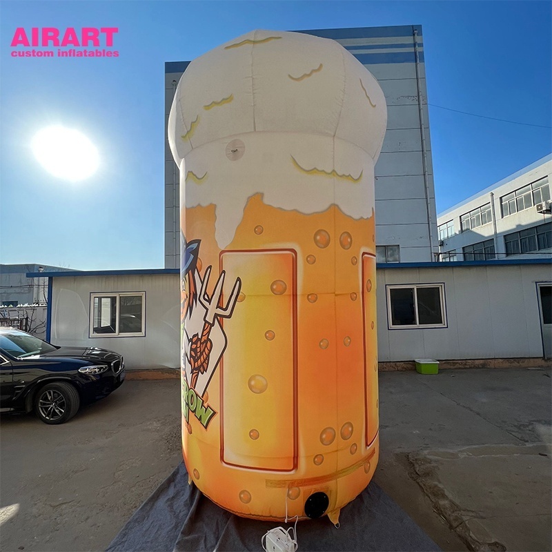 Custom inflatable image Giant inflatable glass Beer mugs for advertising inflatable