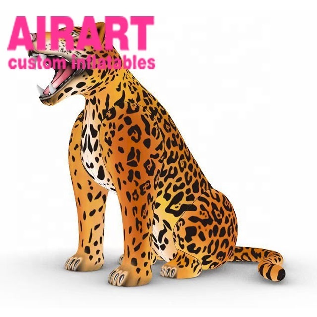 inflatable Leopard mascot balloon,inflatable panther balloon