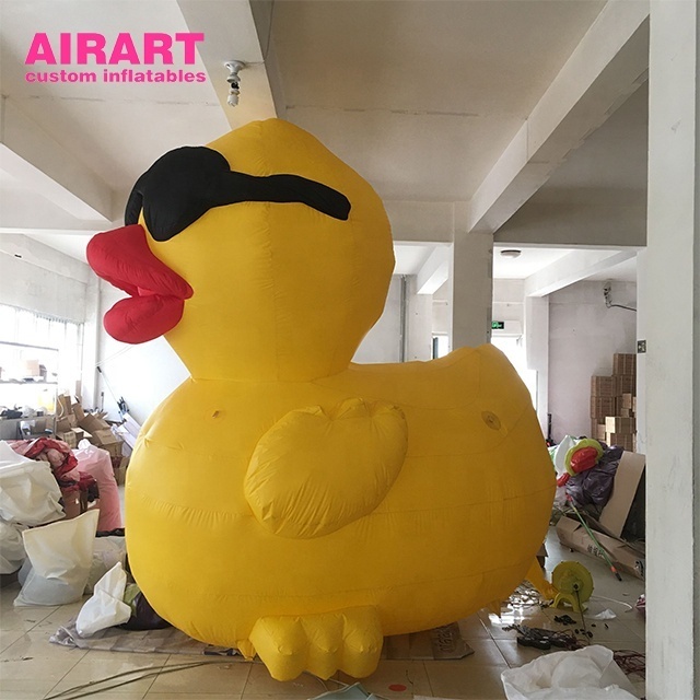 Red Mouth Inflatable cartoon duck, giant inflatable duck inflatable for party