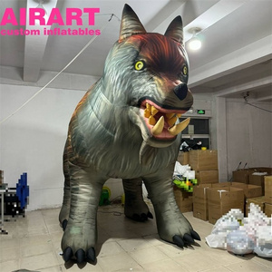 New animal models custom inflatable wolves, giant inflatable wolves for outdoor decoration