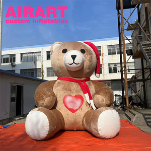 Giant inflatable plush Bear glare inflatable plush Ursus arctos customized logo