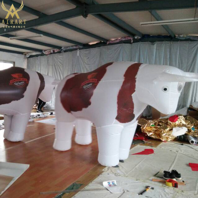 advertising inflatable Customized inflatable cow costume for advertising