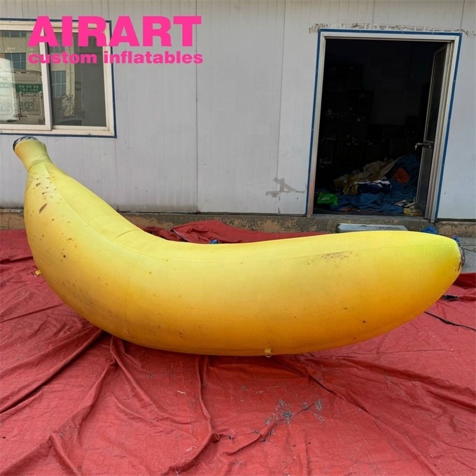 Giant inflatable banana models customized, inflatable fruit balloon for display