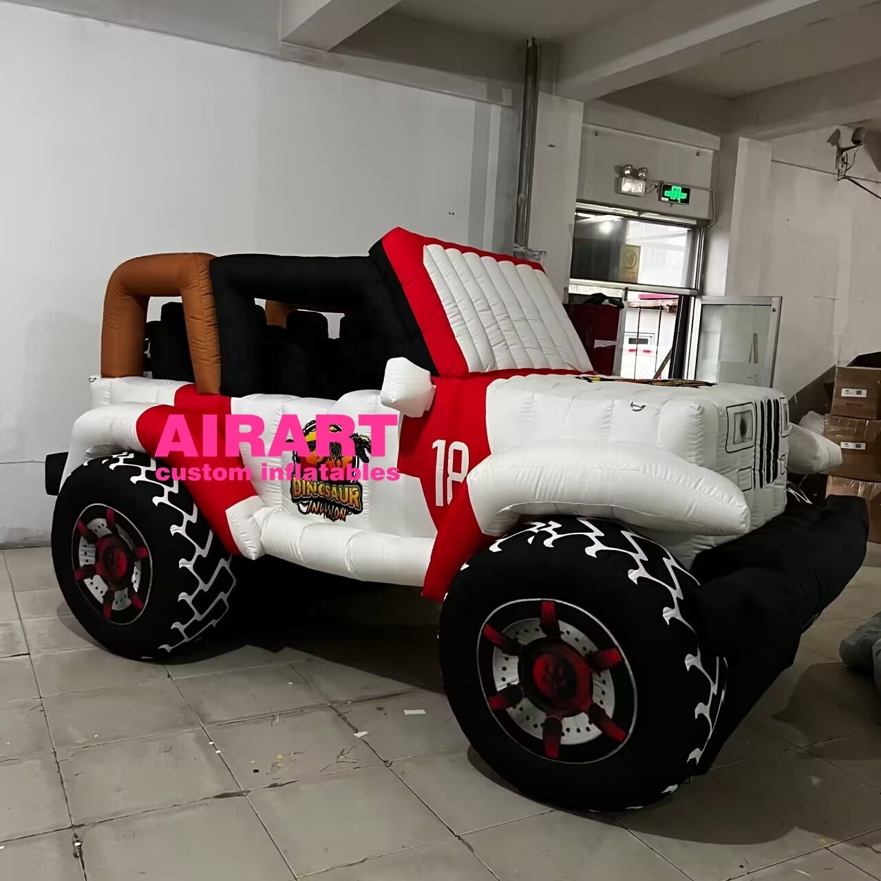 inflatable jeep car balloon for sale,giant inflatable off-road vehicle