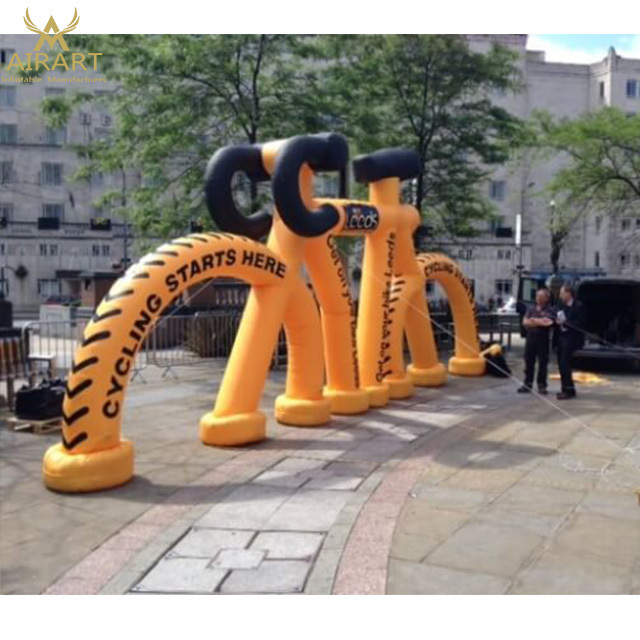 Giant Inflatable Bicycle Displayed Inflatable Publicity Bicycle Model for Tour de France