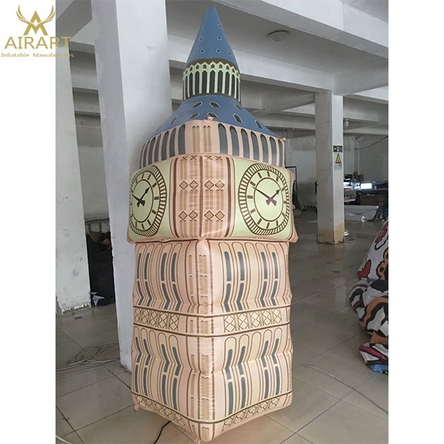 Classic building logo model custom inflatable lighthouse/inflatable Eiffel Tower