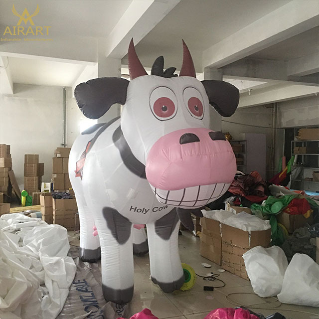 Hot sales outdoor advertising giant inflatable milka cow/inflatable cow/inflatable dairy cow model