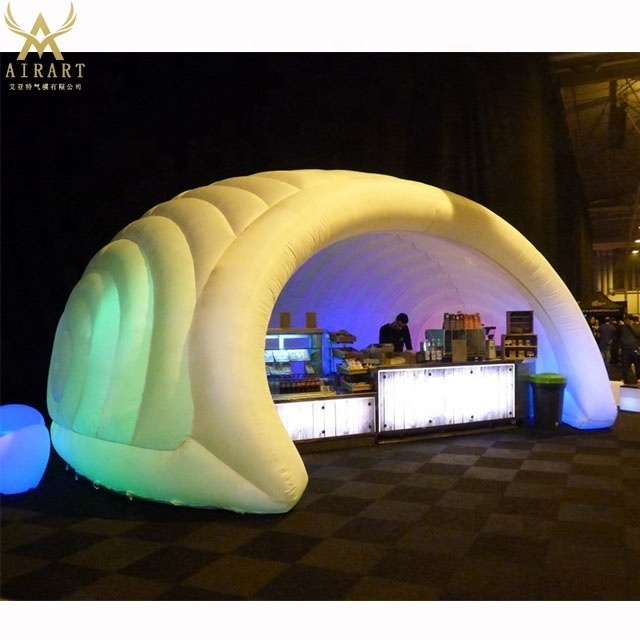 White inflatable dome tent,giant inflatable golf tent,inflatable shell tent for sport event