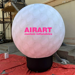 Golf Course Outdoor Advertising Decoration Inflatable Golf Ball Billboard For Business Event