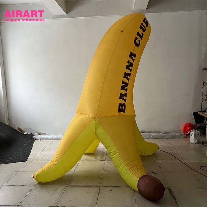 Giant inflatable banana models customized, inflatable fruit balloon for display