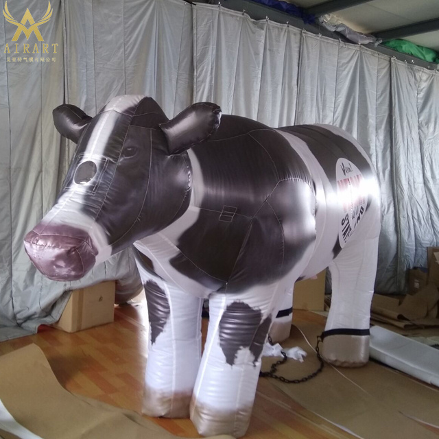 advertising inflatable Customized inflatable cow costume for advertising