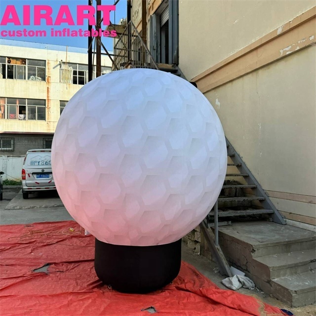 Sports decoration inflatable golf balls, cheap inflatable golf balloon for advertising