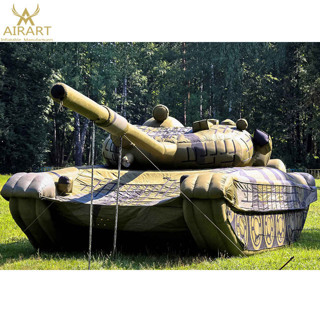 giant inflatable dummy simulated tank,customized inflatable dummy products