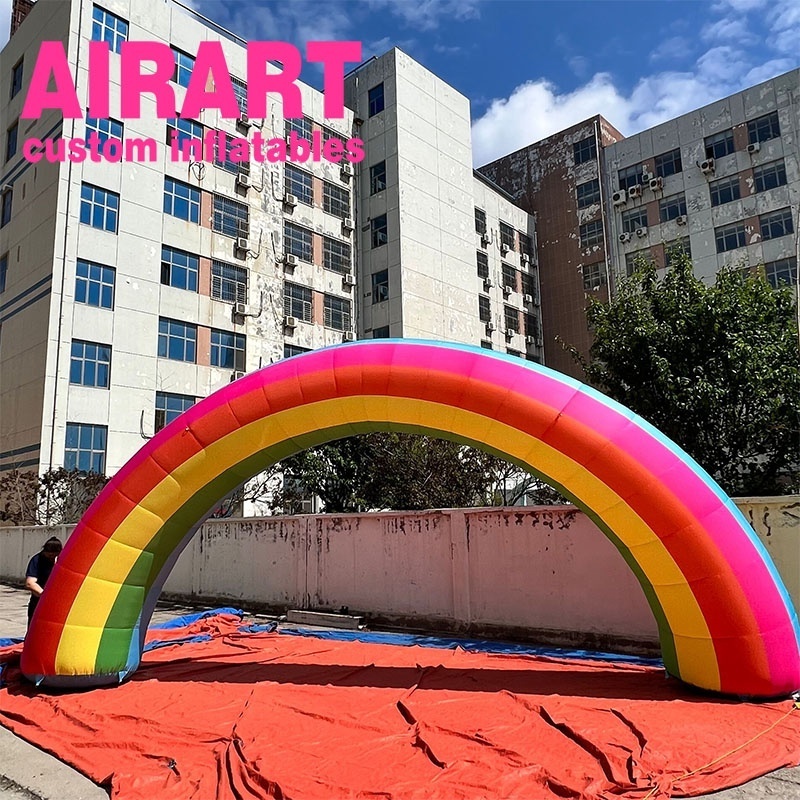 Valentine's Festival inflatable arch inflatable rainbow arch