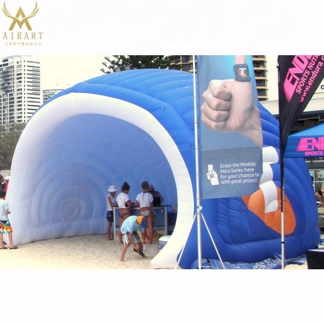 White inflatable dome tent,giant inflatable golf tent,inflatable shell tent for sport event