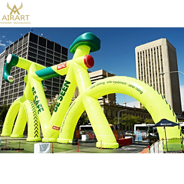 Giant Inflatable Bicycle Displayed Inflatable Publicity Bicycle Model for Tour de France