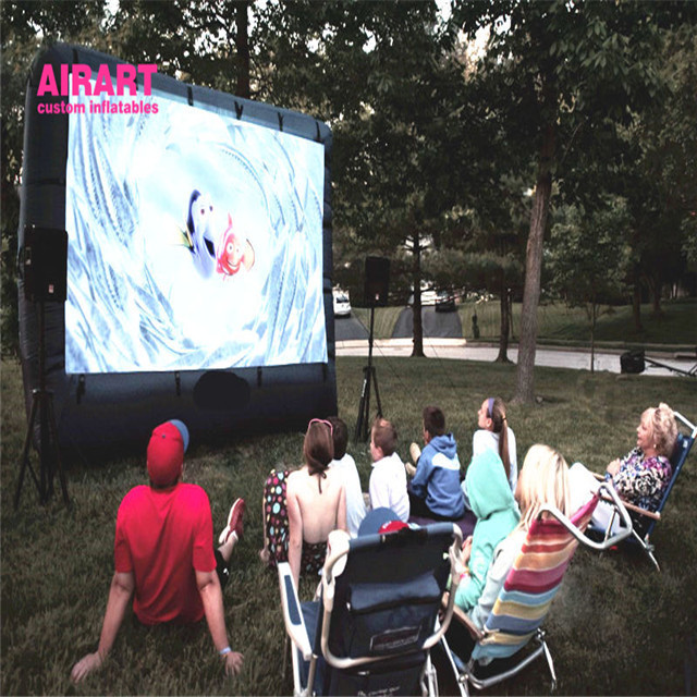 Latest inflatable floating movie screen