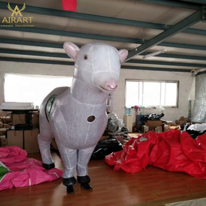 Adult animal clothing decoration inflatable goat models customized giant inflatable sheep