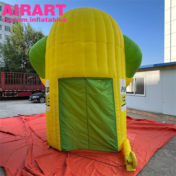 Outdoor activities Yellow inflatable lemon pavilion, cheap inflatable lemon tent for outdoor