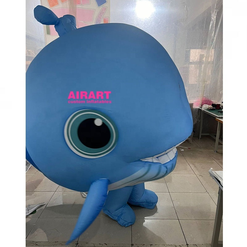 blow up inflatable whale fish costume,bespoke animals costume