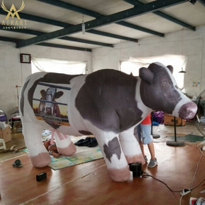 walking milk cow inflatable animal costume