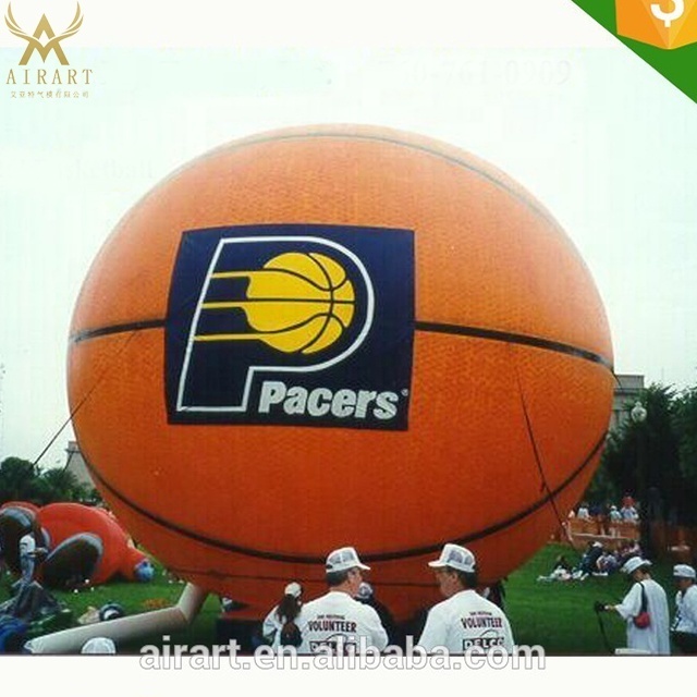 sport ball model Giant inflatable basketball balloon for club outdoor advertising decor