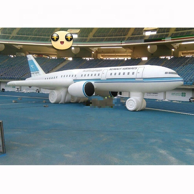 Customized Giant Advertising Transportation 10m Inflatable Airplane/Airbus/aircraft/aeroplane in advertising inflatable