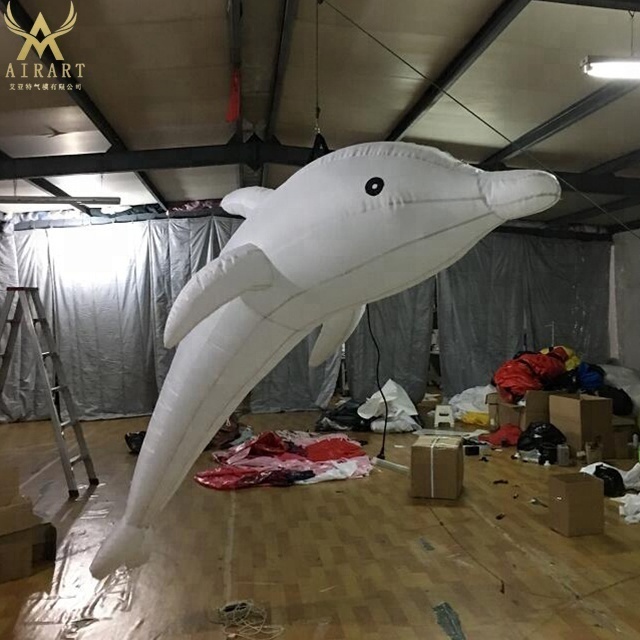 inflatable dolphin, giant inflatable fish for store show decoration