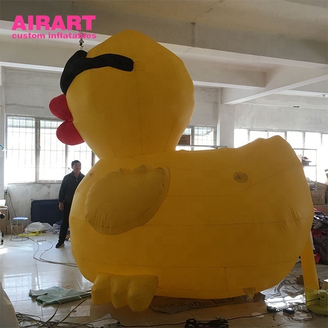 Red Mouth Inflatable cartoon duck, giant inflatable duck inflatable for party