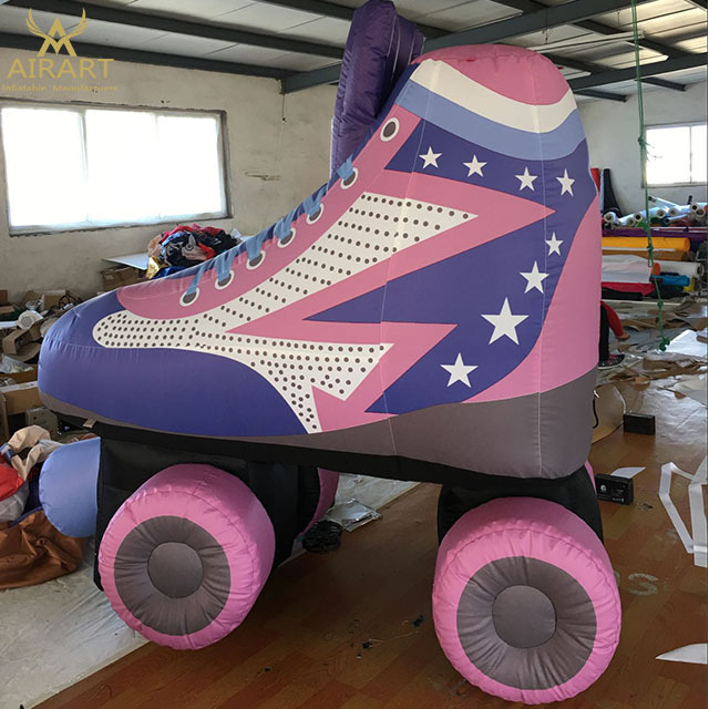 custom giant inflatable shoes,inflatable roller skate for advertising