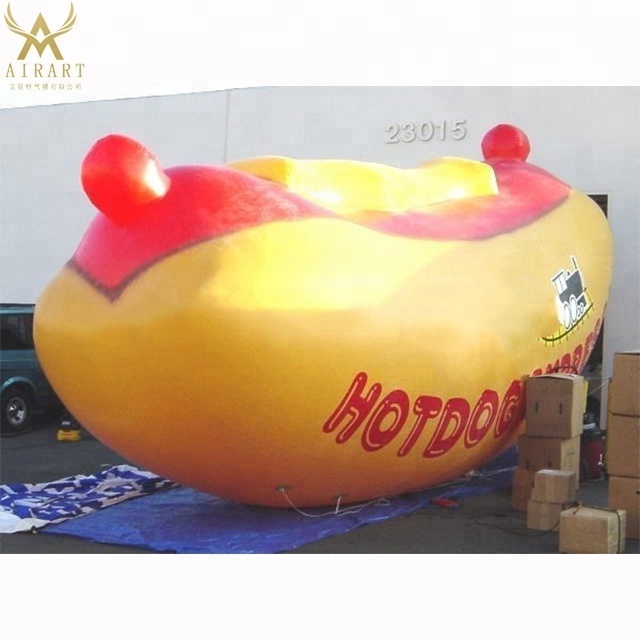 delicious giant advertising inflatable hot dog