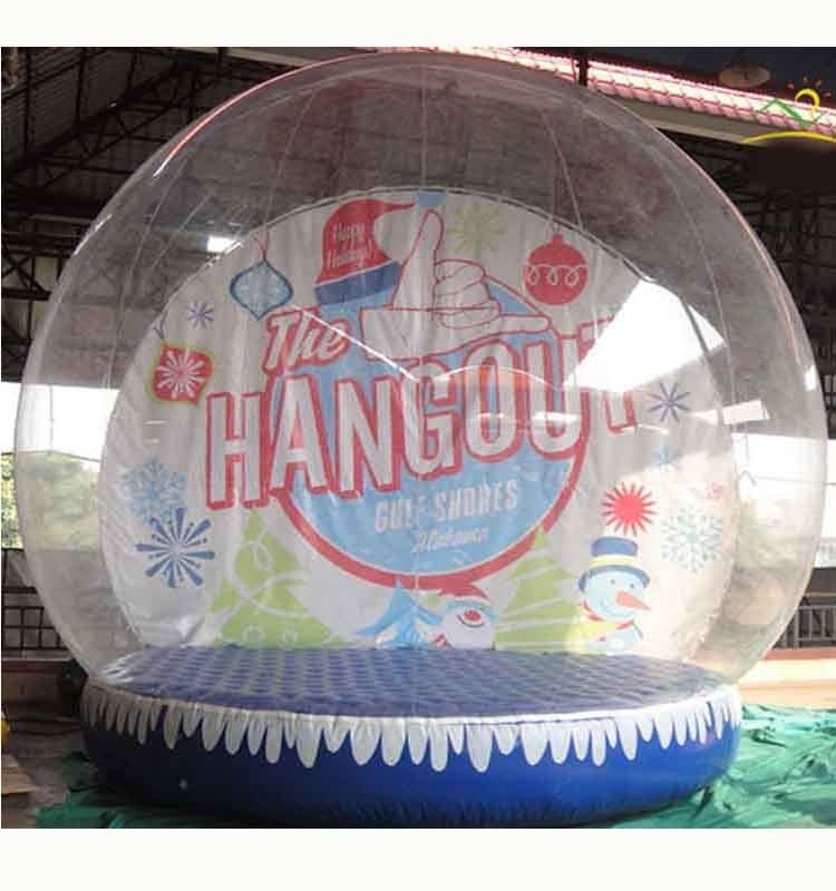 Christmas snowballs decoration transparent inflatable snowballs