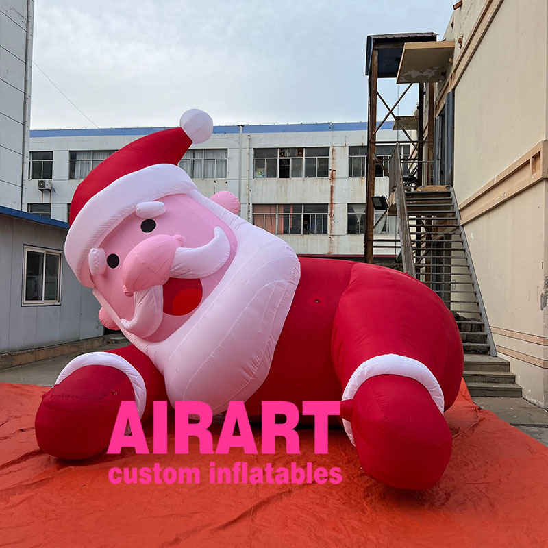 popular sale inflatable santa claus figure balloon cartoon