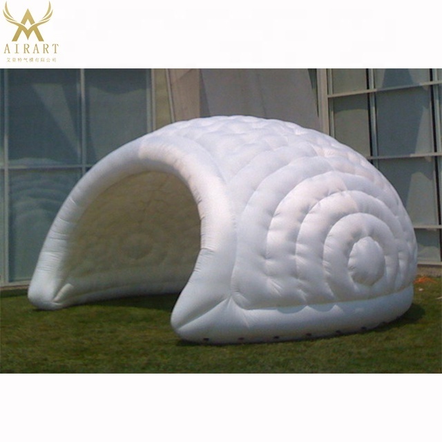 White inflatable dome tent,giant inflatable golf tent,inflatable shell tent for sport event