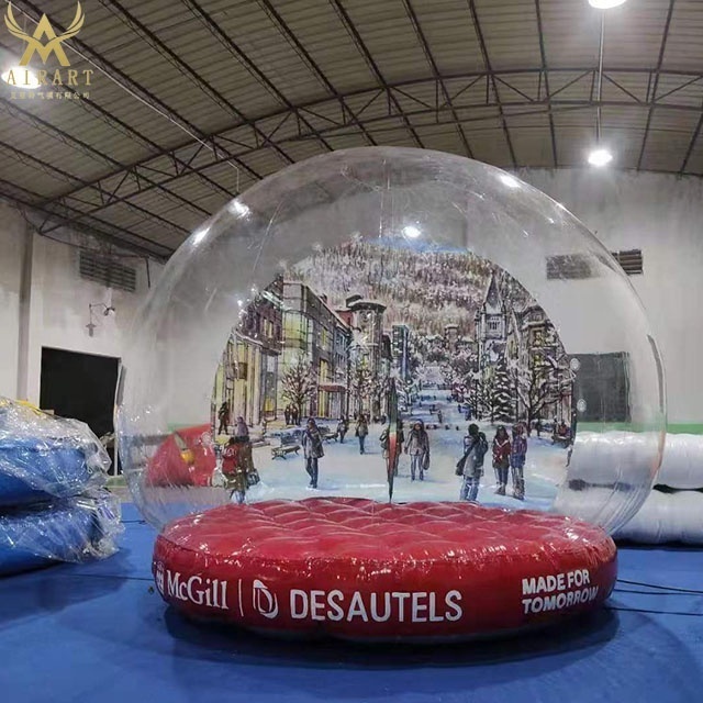 transparent tent winter holiday decoration inflatable igloo tent for advertising party 1