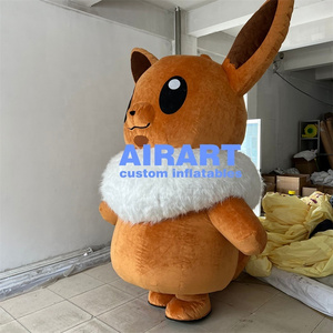 Hot sale inflatable cartoon costume inflatable cartoon fox costume